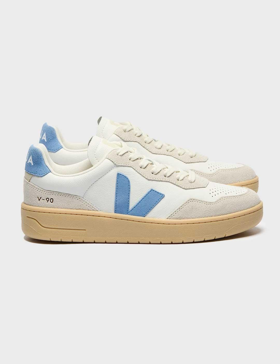 Veja V-90 zapatilla blanca para mujer
