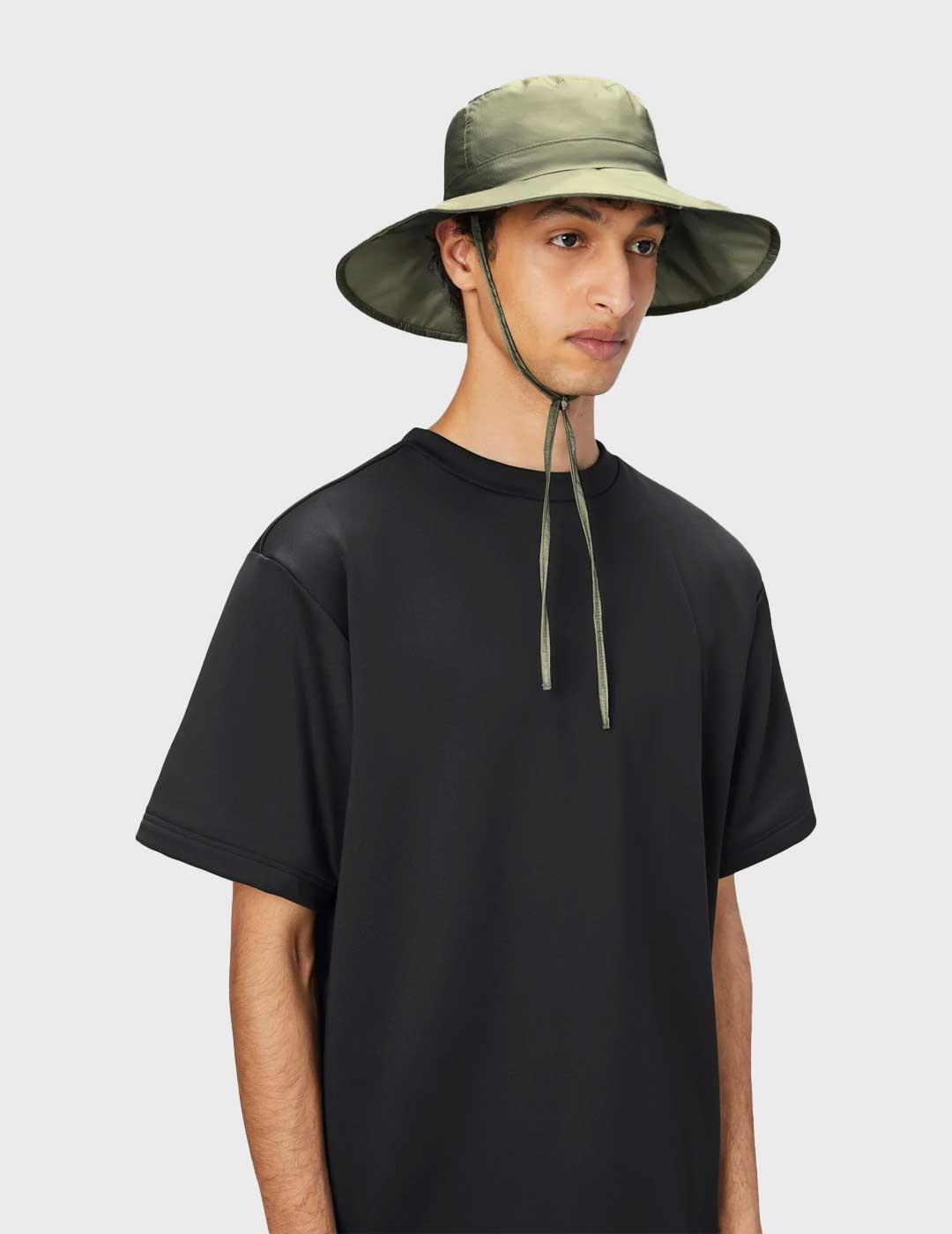 Rains Ripstop W2 gorro verde para hombre y mujer