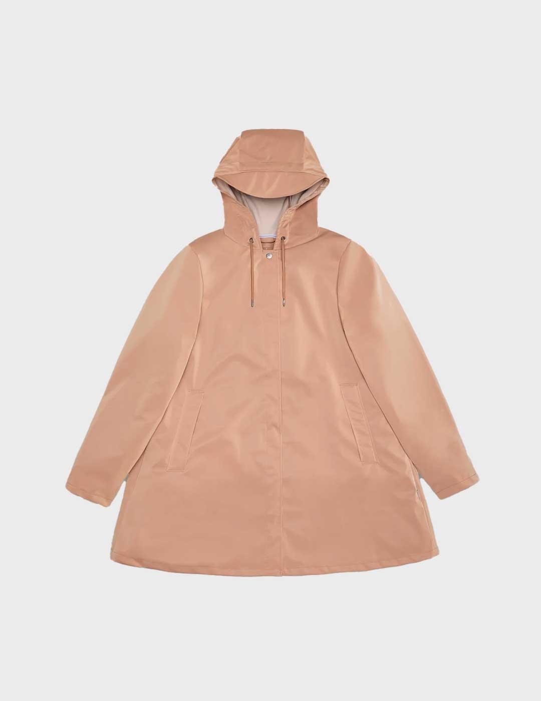 Rains A-Line W3 chaqueta rosa impermeable para mujer