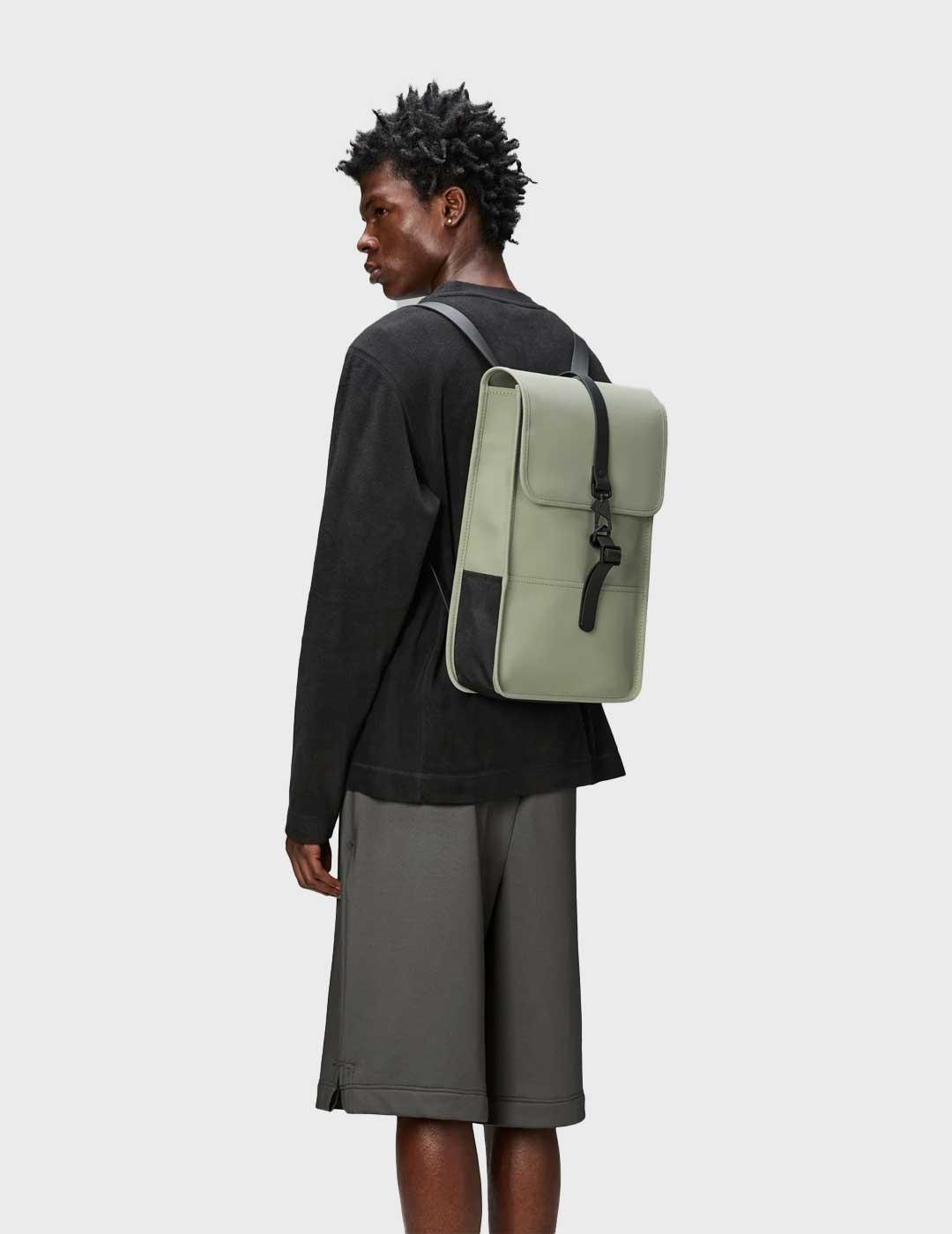 Rains Mii W3 mochila verde para hombre y mujer