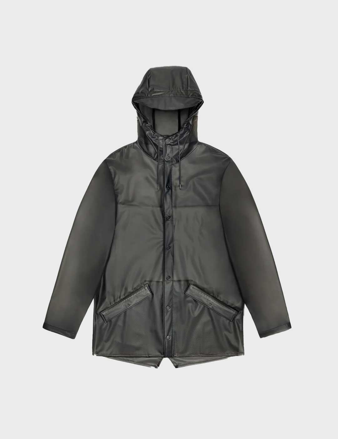 Rains W3 chaqueta gris impermeable para mujer