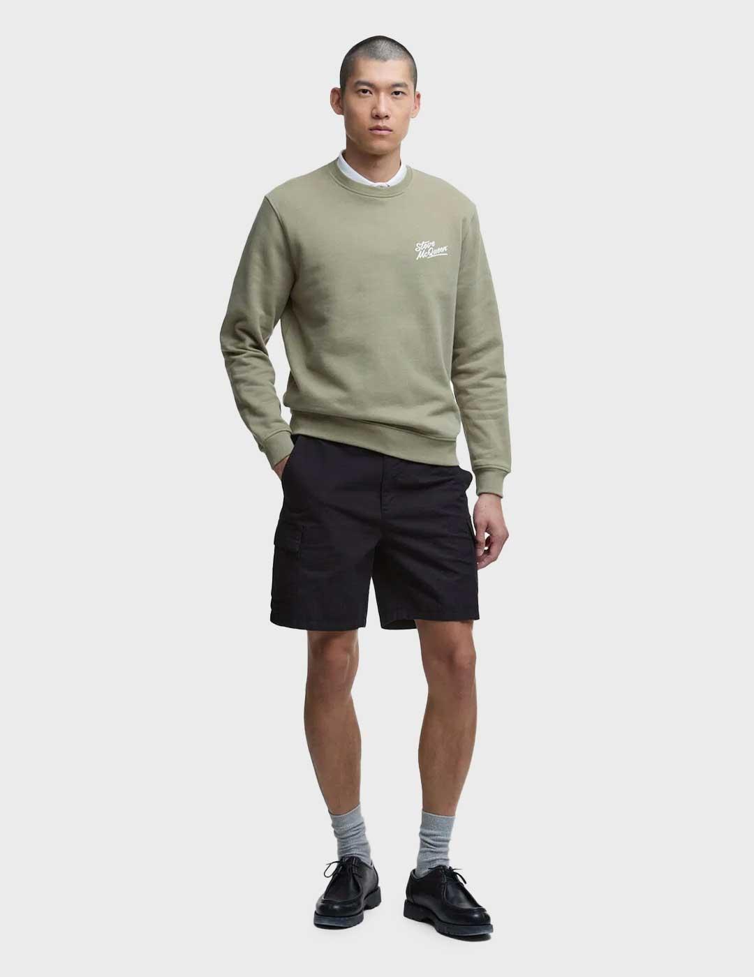 Barbour International Giles sudadera verde para hombre