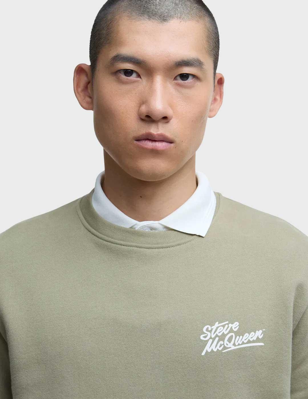 Barbour International Giles sudadera verde para hombre