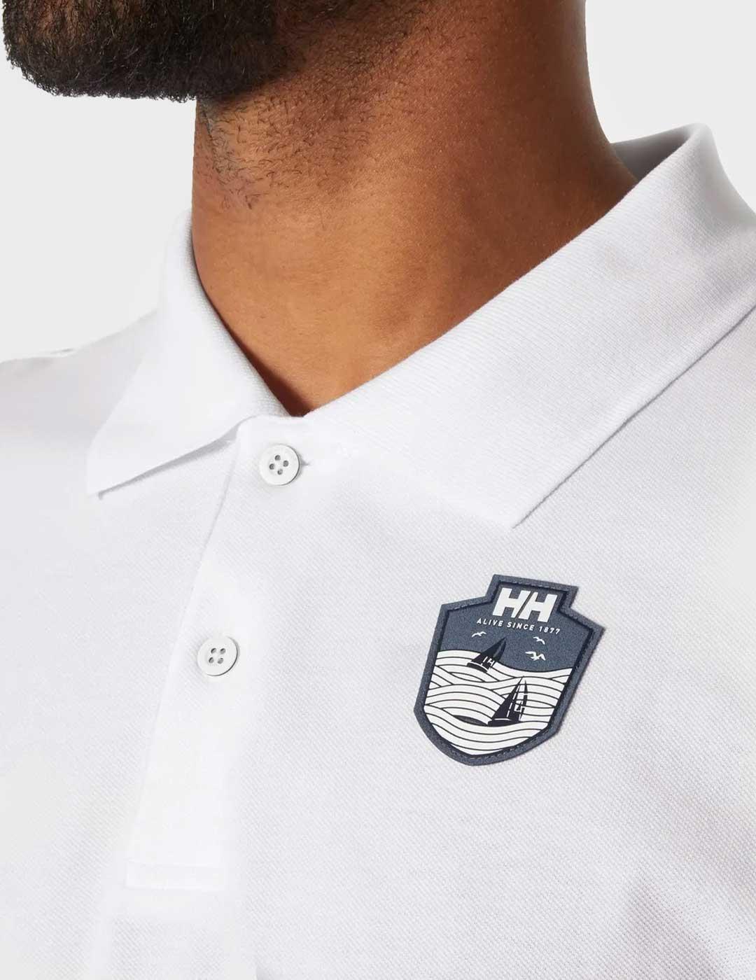Helly Hansen Marstrand polo blanco para hombre
