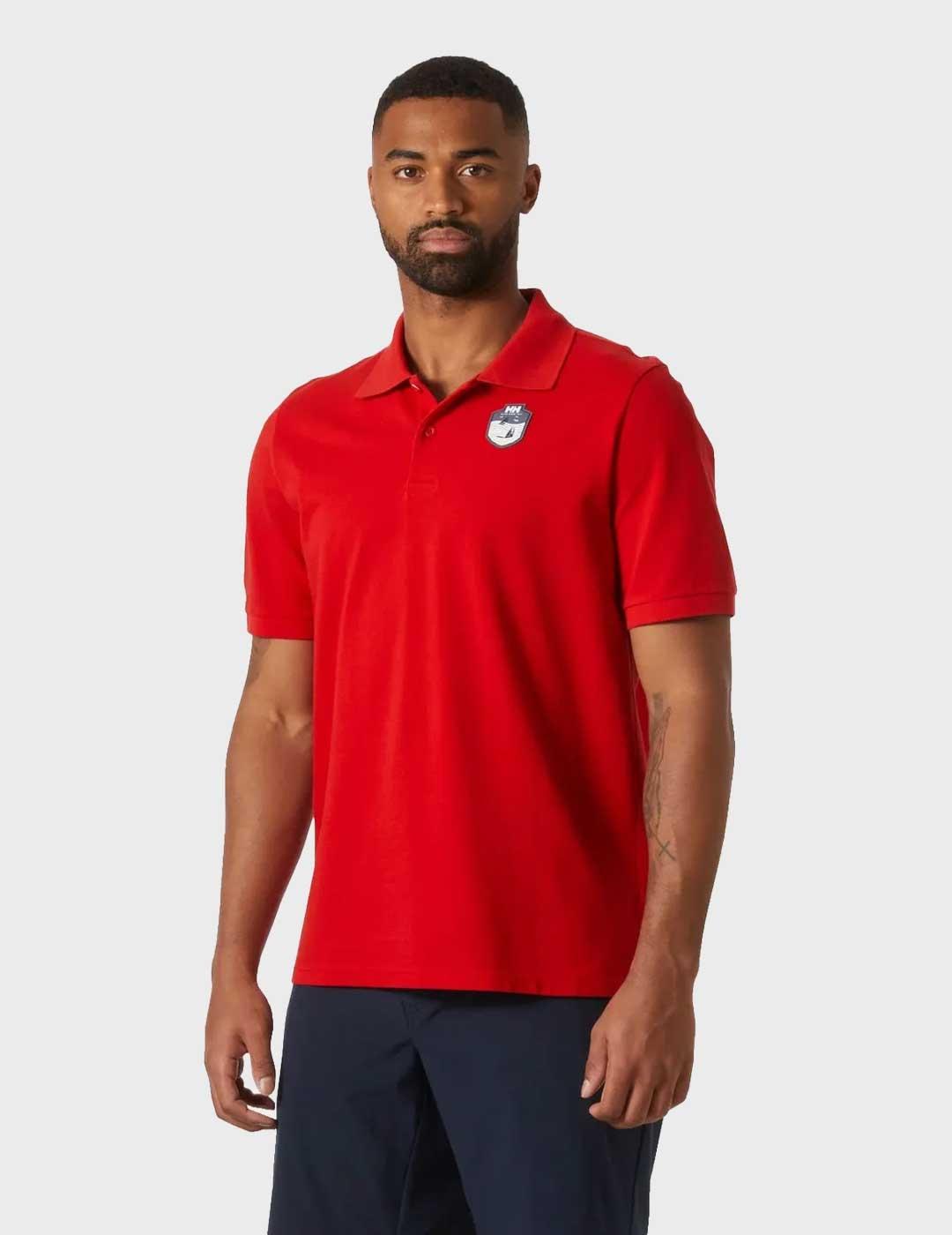 Helly Hansen Marstrand polo rojo para hombre