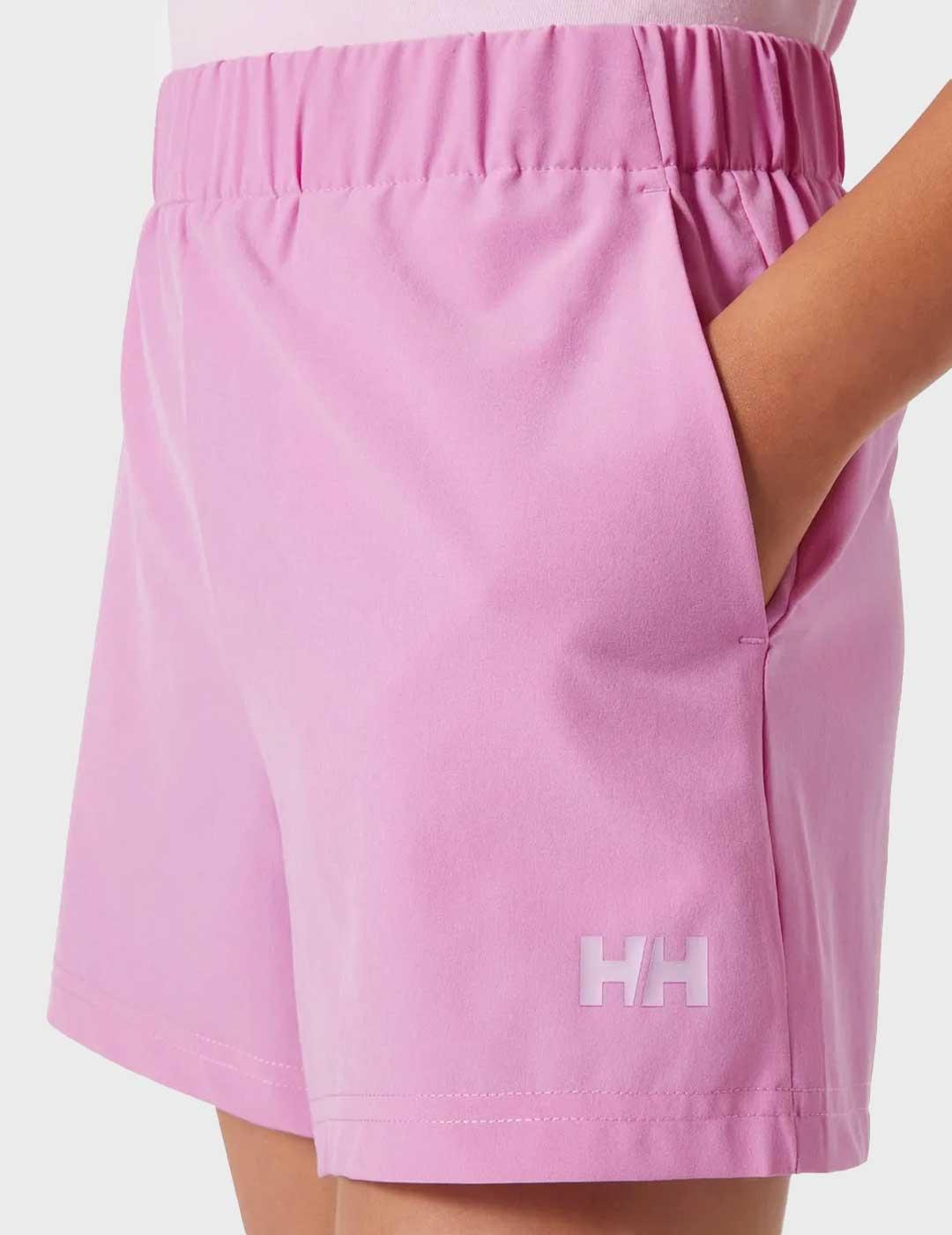 Helly Hansen Jr Thalia pantalón corto rosa para niña