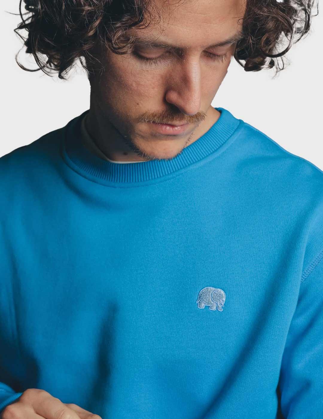 Trendsplant Essential Migweight sudadera azul para hombre