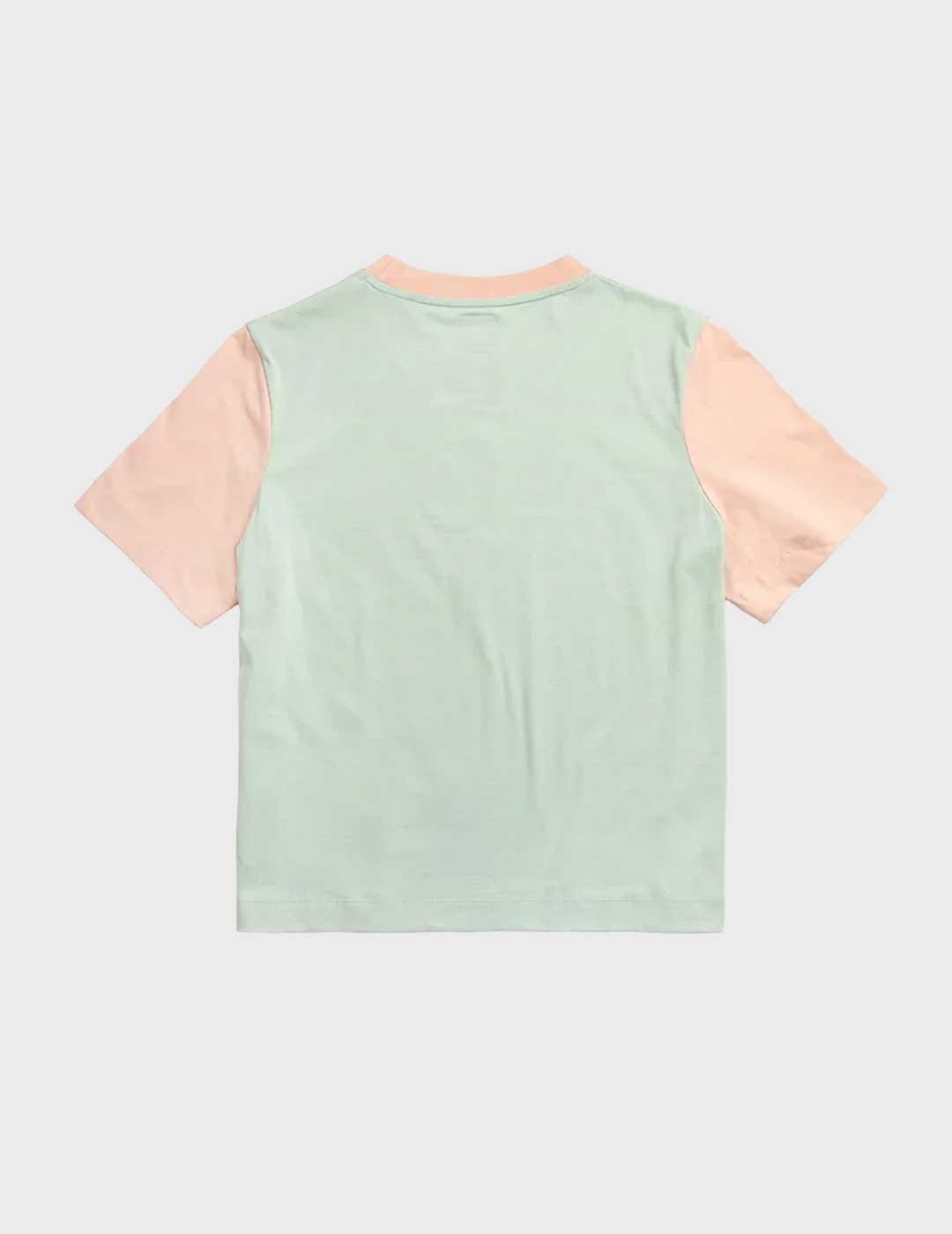 Trendsplant Color Block camiseta verde para mujer