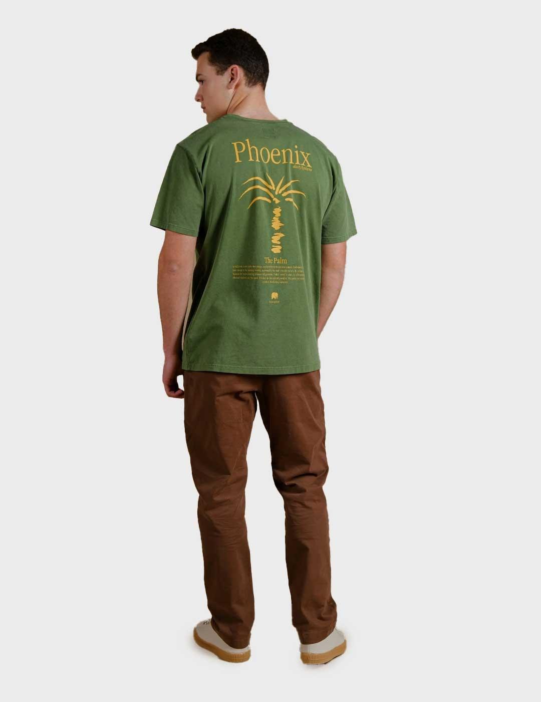 Trendsplant Phoenix Pigment camiseta verde para hombre