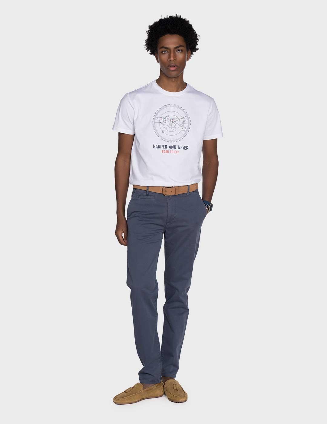 Harper & Neyer Icon pantalón azul chino para hombre