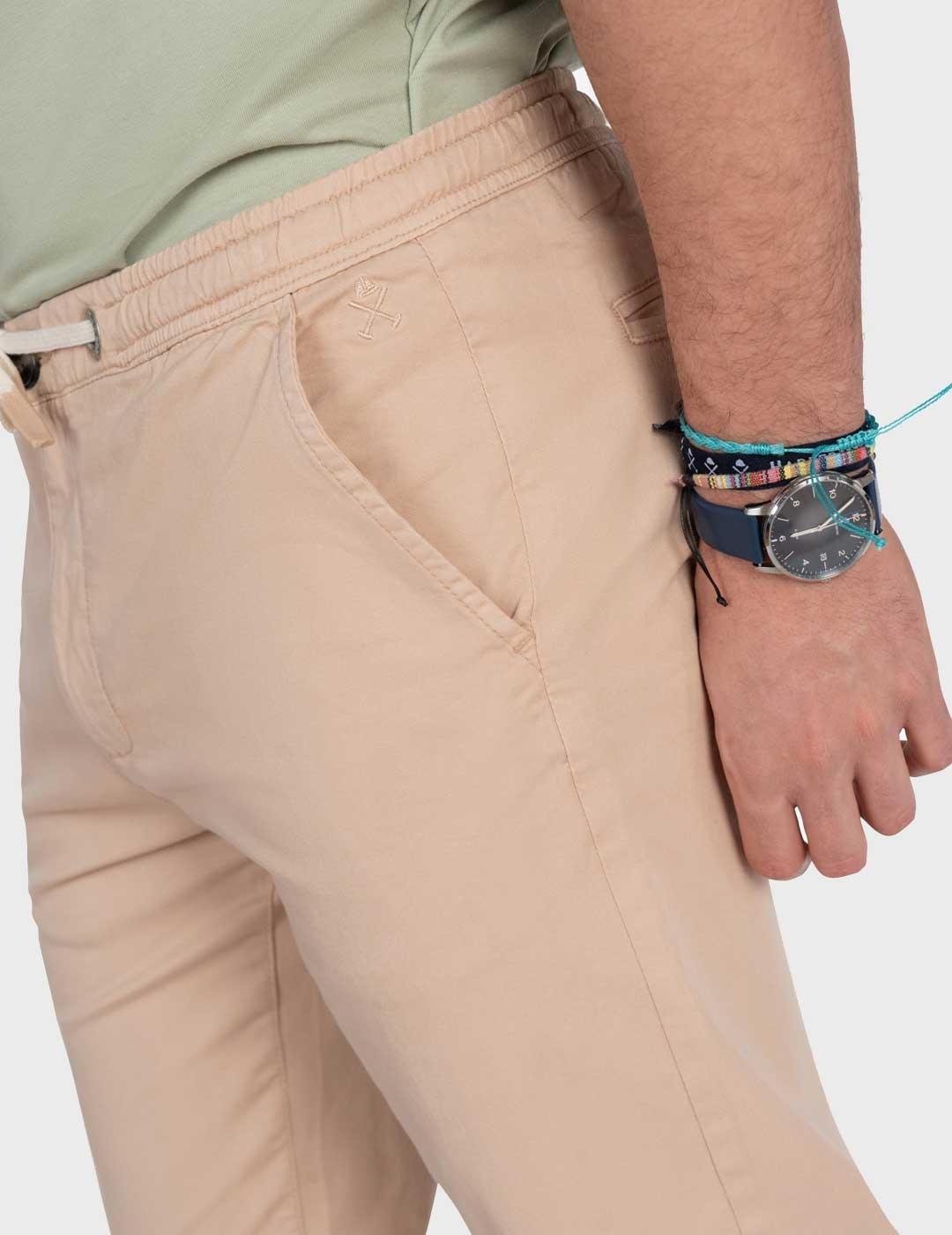 Harper & Neyer Jogger pantalón camel para hombre