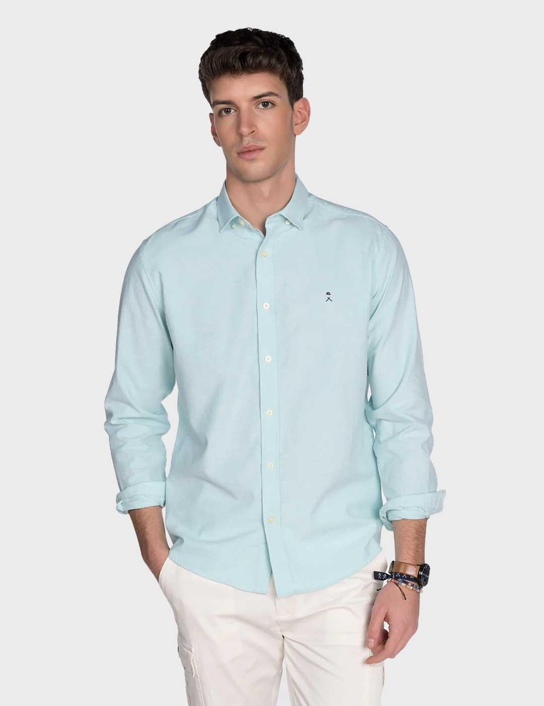 Harper & Neyer Oxford camisa turquesa para hombre