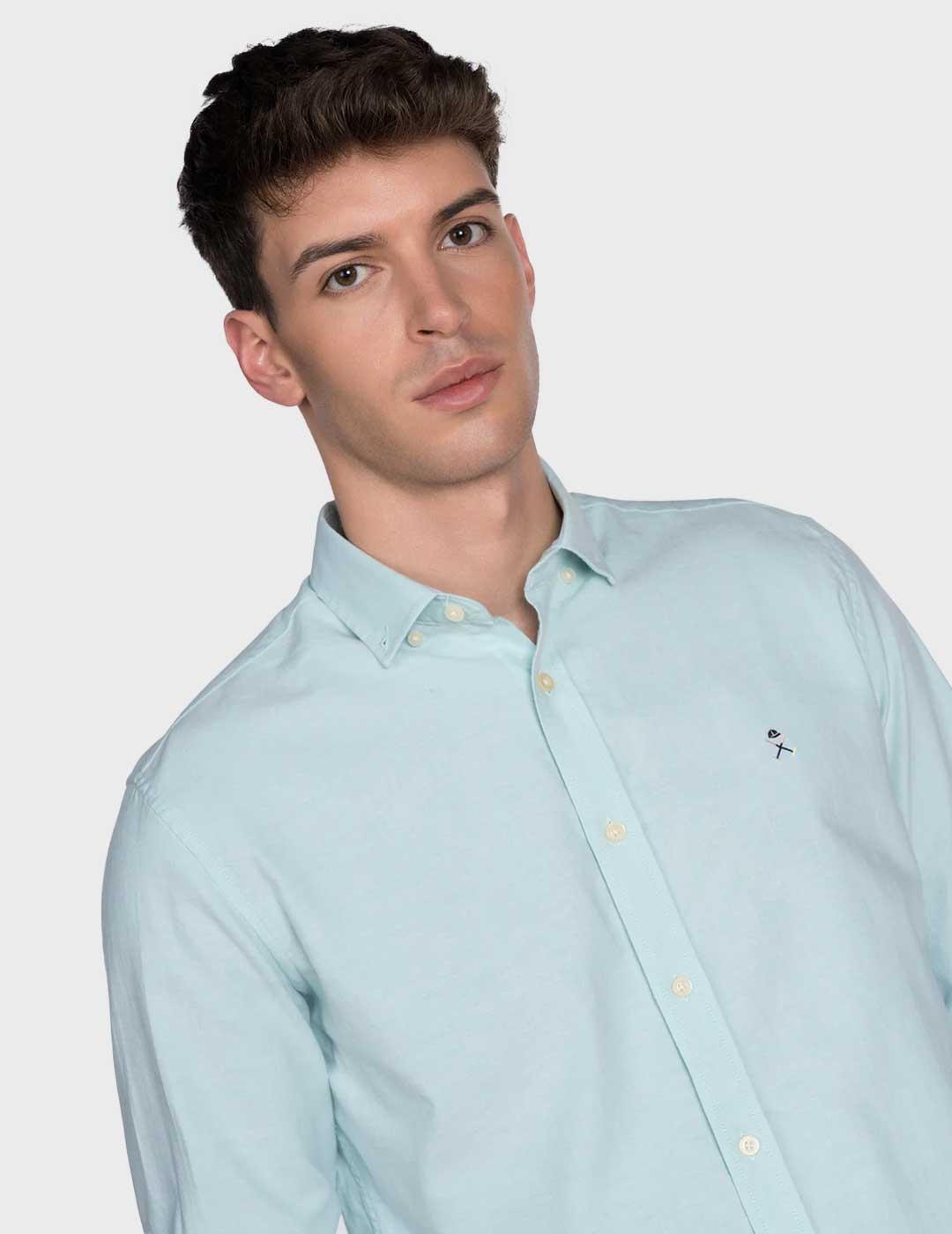 Harper & Neyer Oxford camisa turquesa para hombre