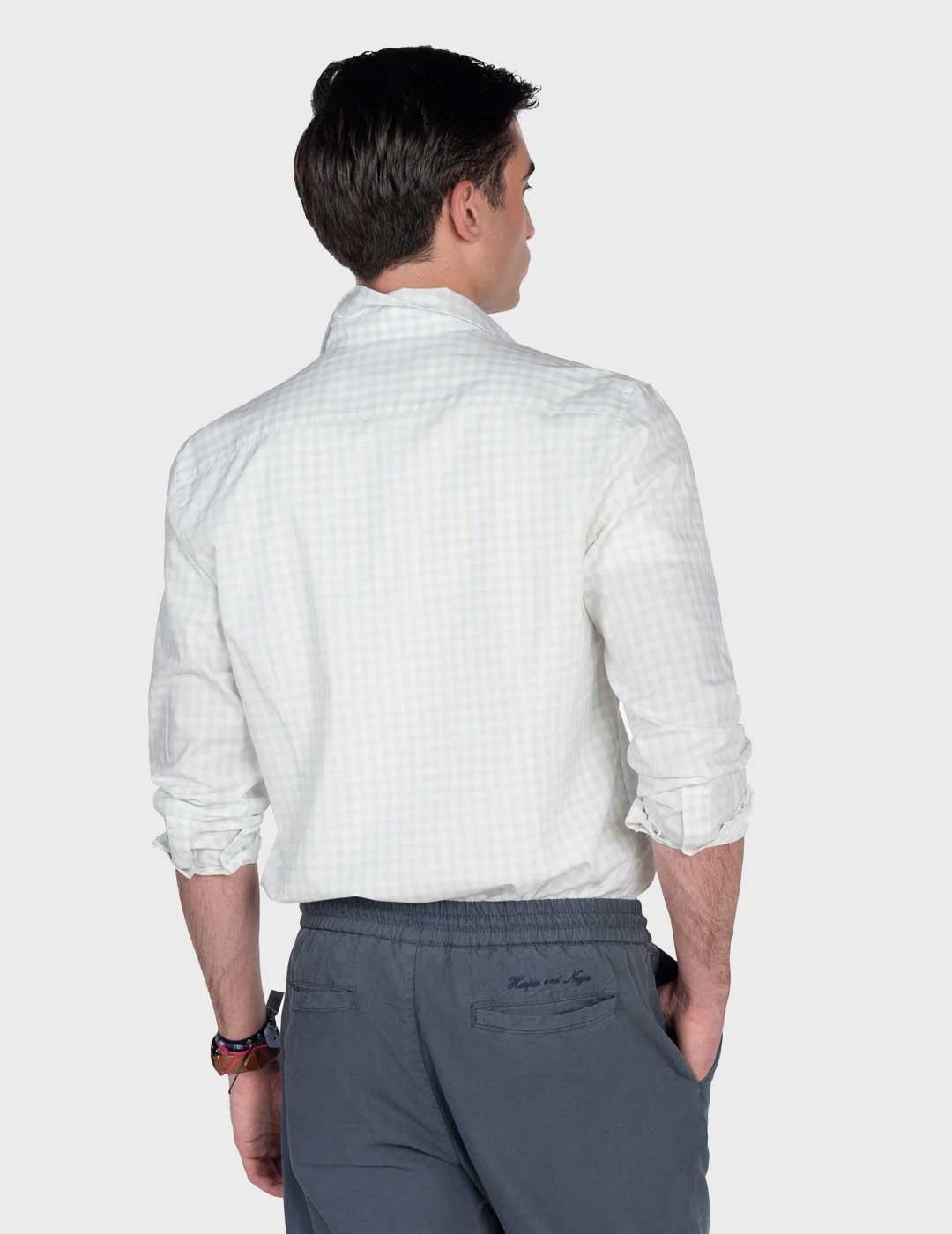 Harper & Neyer Vichy camisa verde para hombre