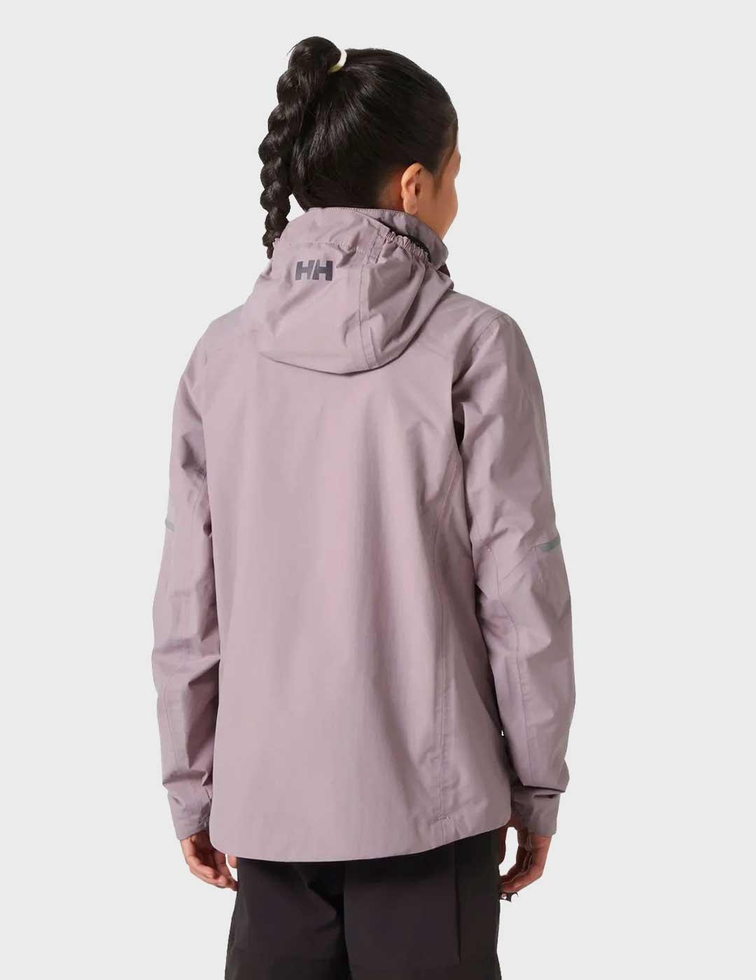Helly Hansen Jr Loen chaqueta morada para niña y niño