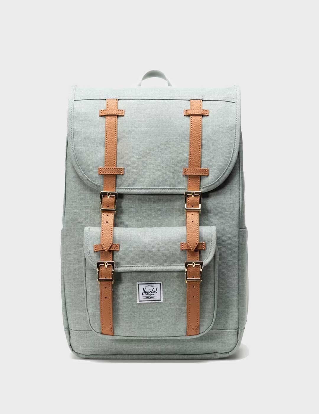 Herschel Little America mochila verde para hombre y mujer