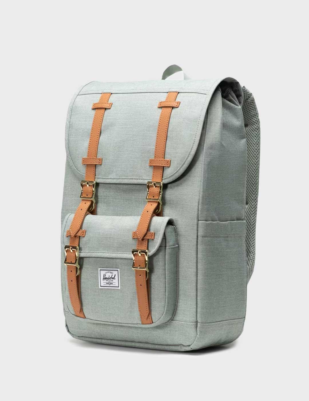 Herschel Little America mochila verde para hombre y mujer