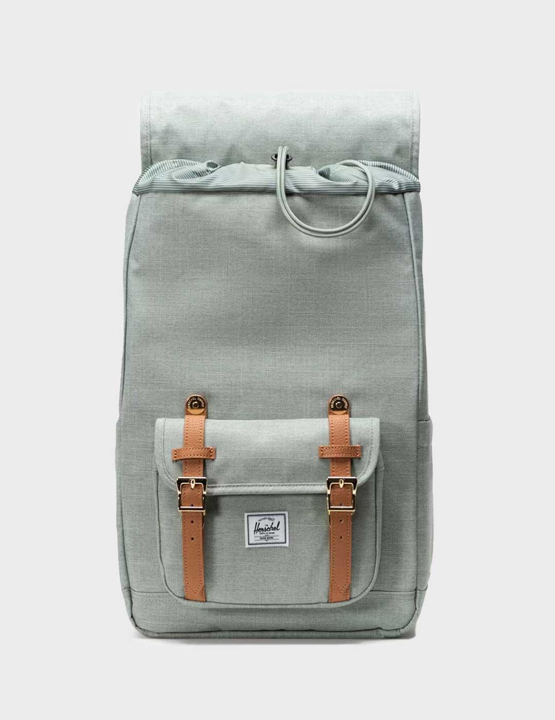 Herschel Little America mochila verde para hombre y mujer