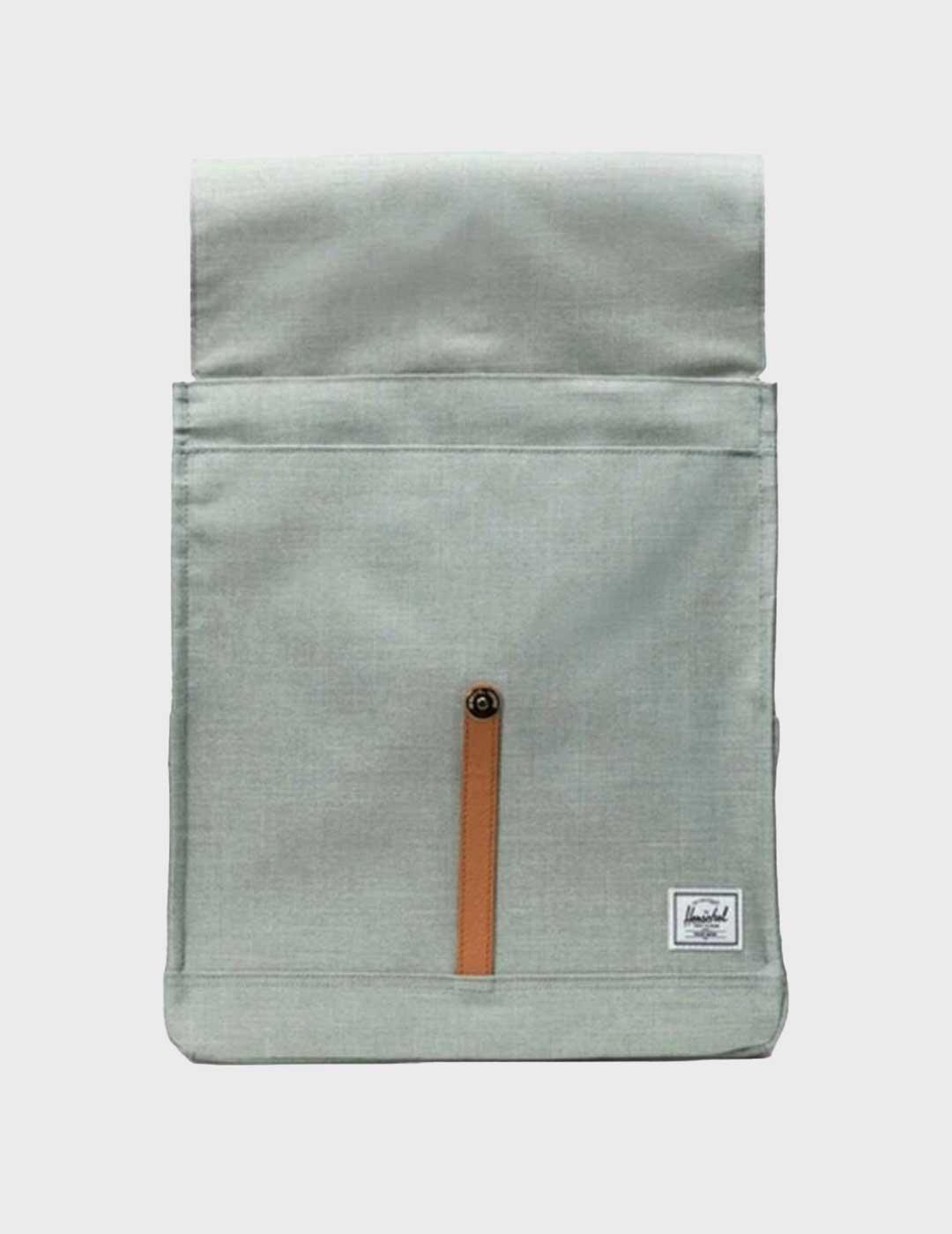 Herschel City mochila verde para hombre y mujer