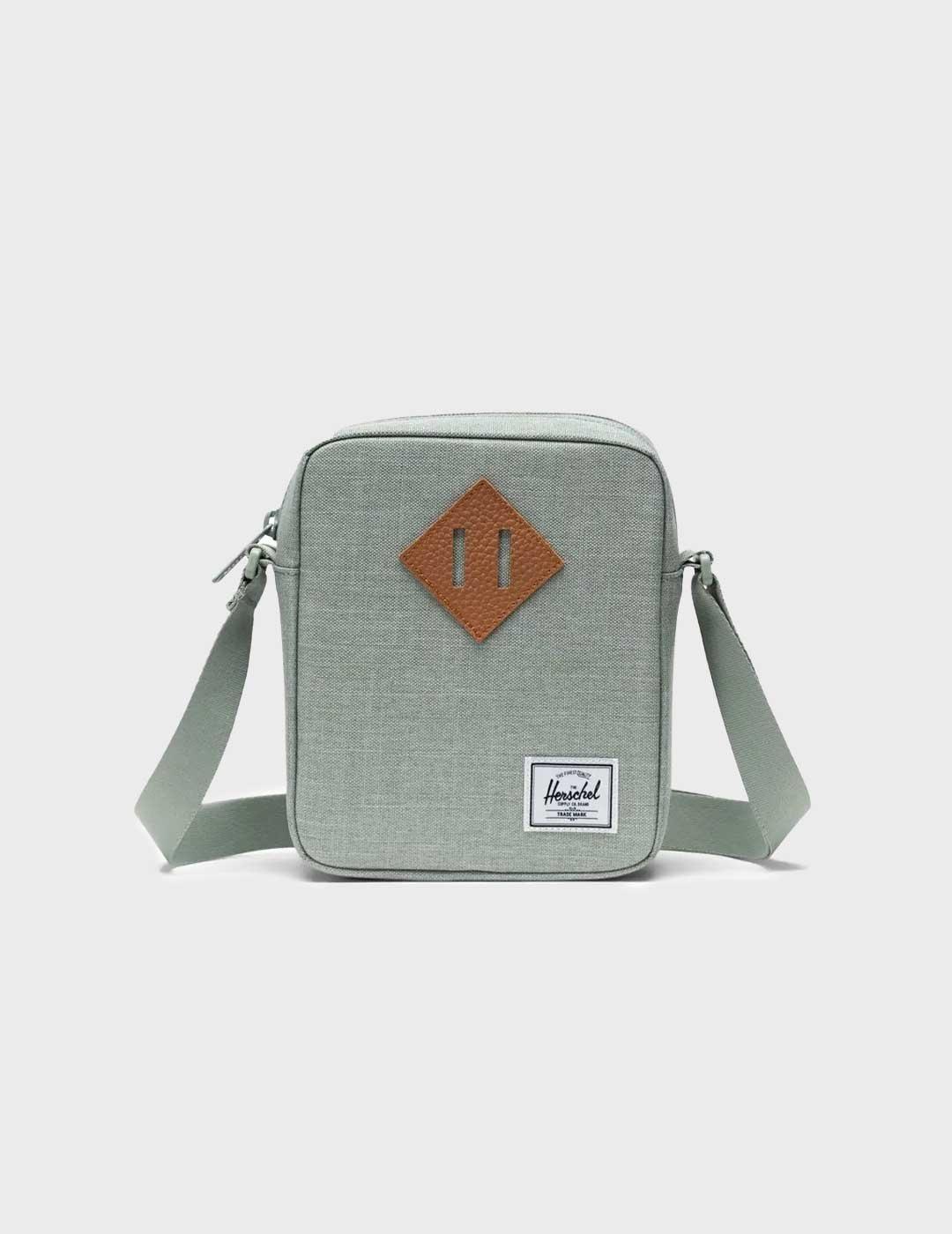 Herschel Heritage bandolera verde para hombre y mujer