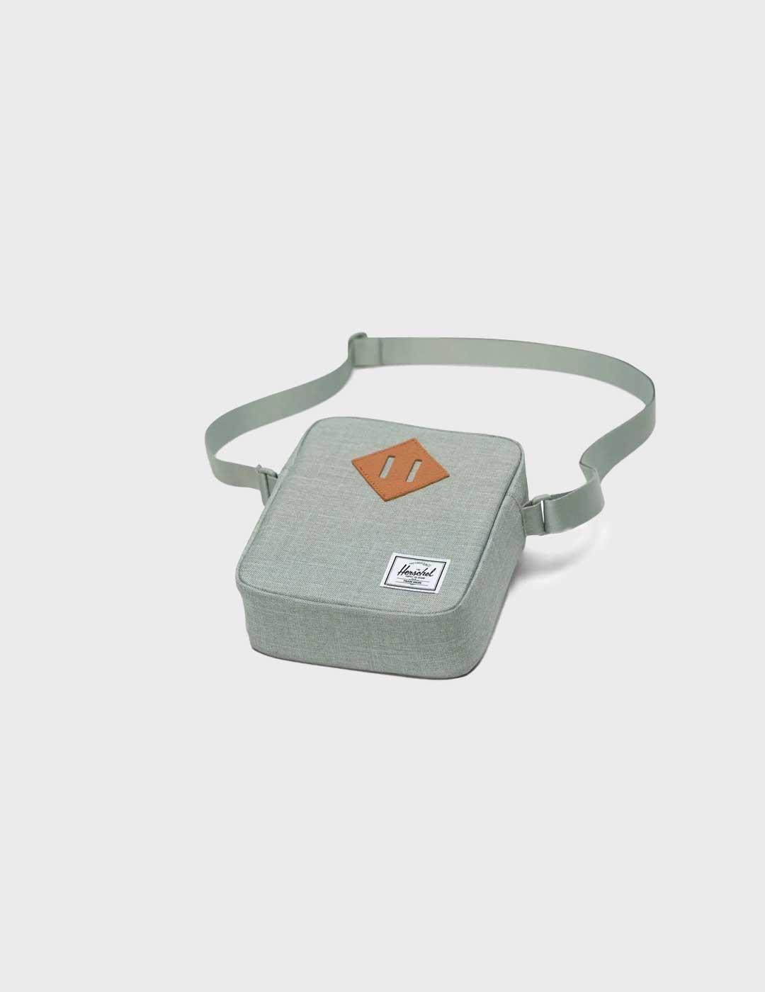 Herschel Heritage bandolera verde para hombre y mujer