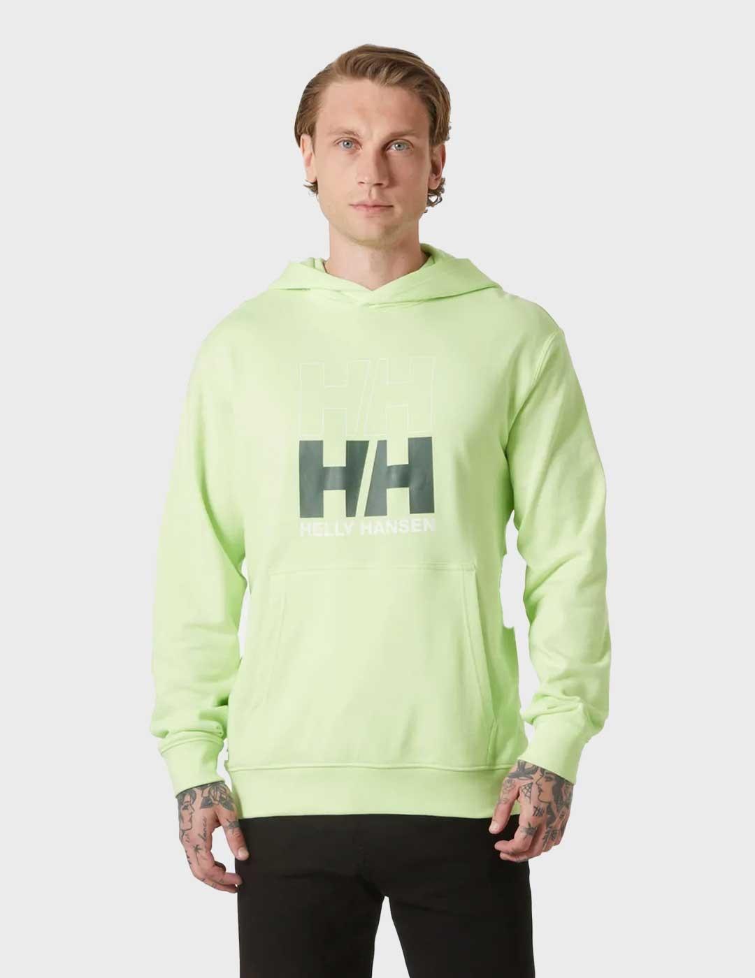 Helly Hansen Core Swat sudadera verde lima para hombre