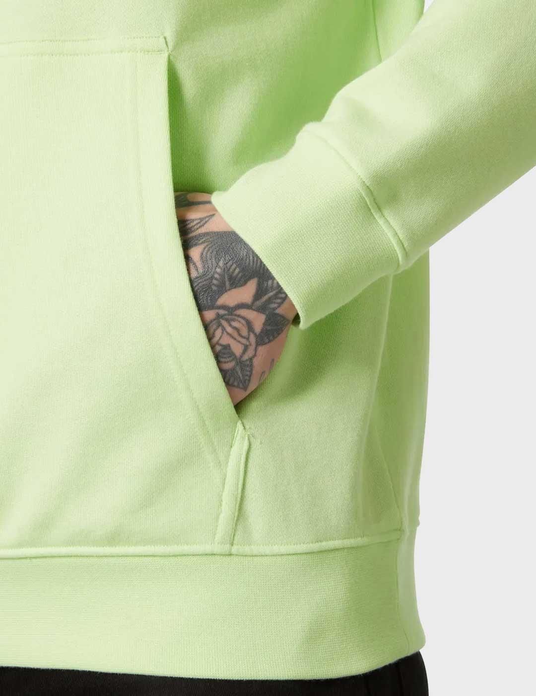 Helly Hansen Core Swat sudadera verde lima para hombre