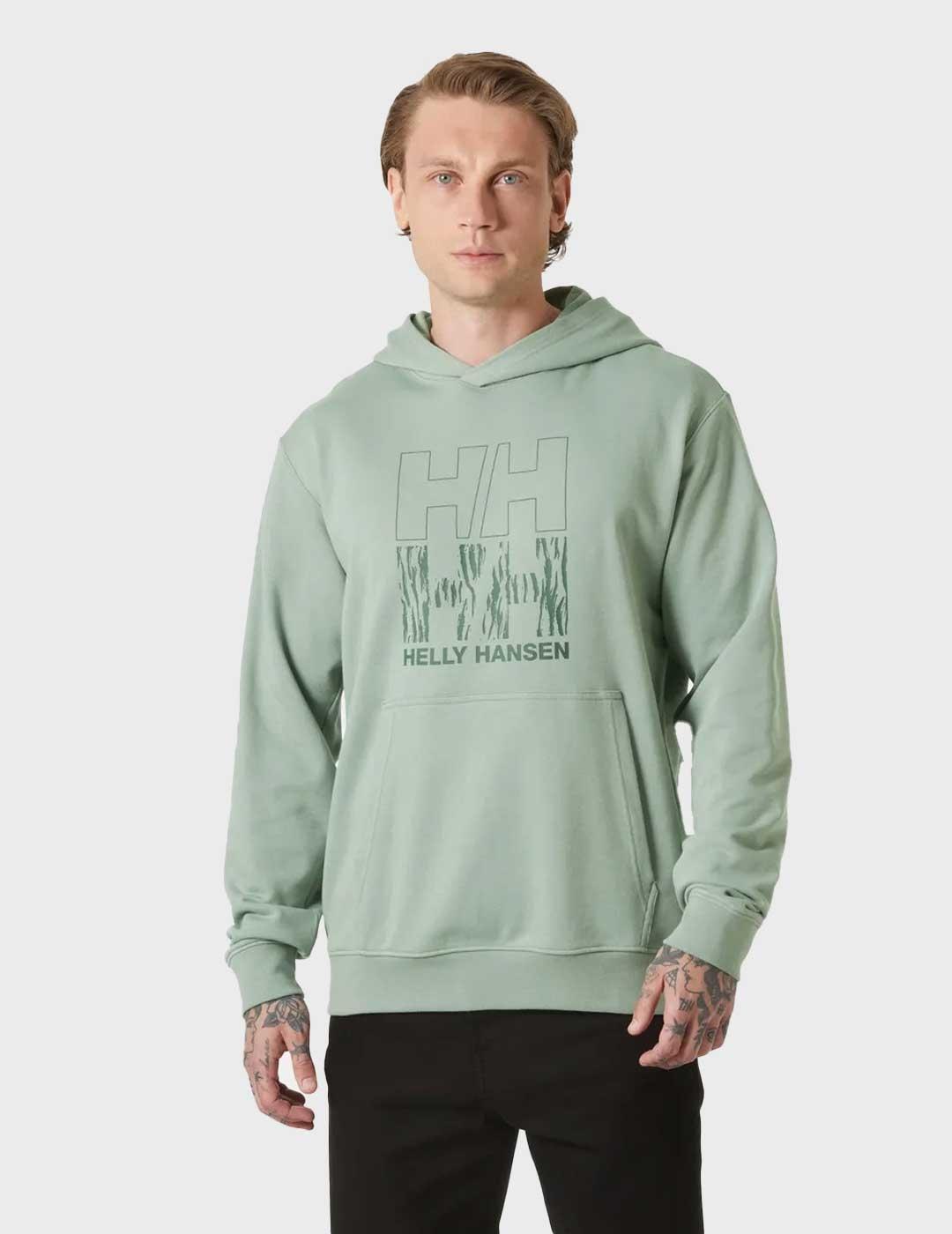Helly Hansen Core Swat sudadera verde lima para hombre
