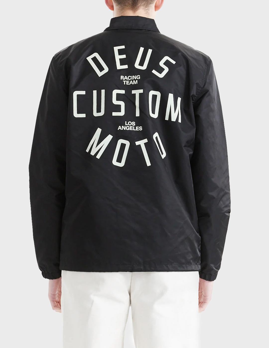 Deus Engineer chaqueta negra para hombre