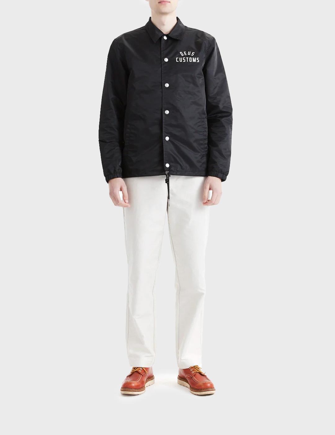 Deus Engineer chaqueta negra para hombre