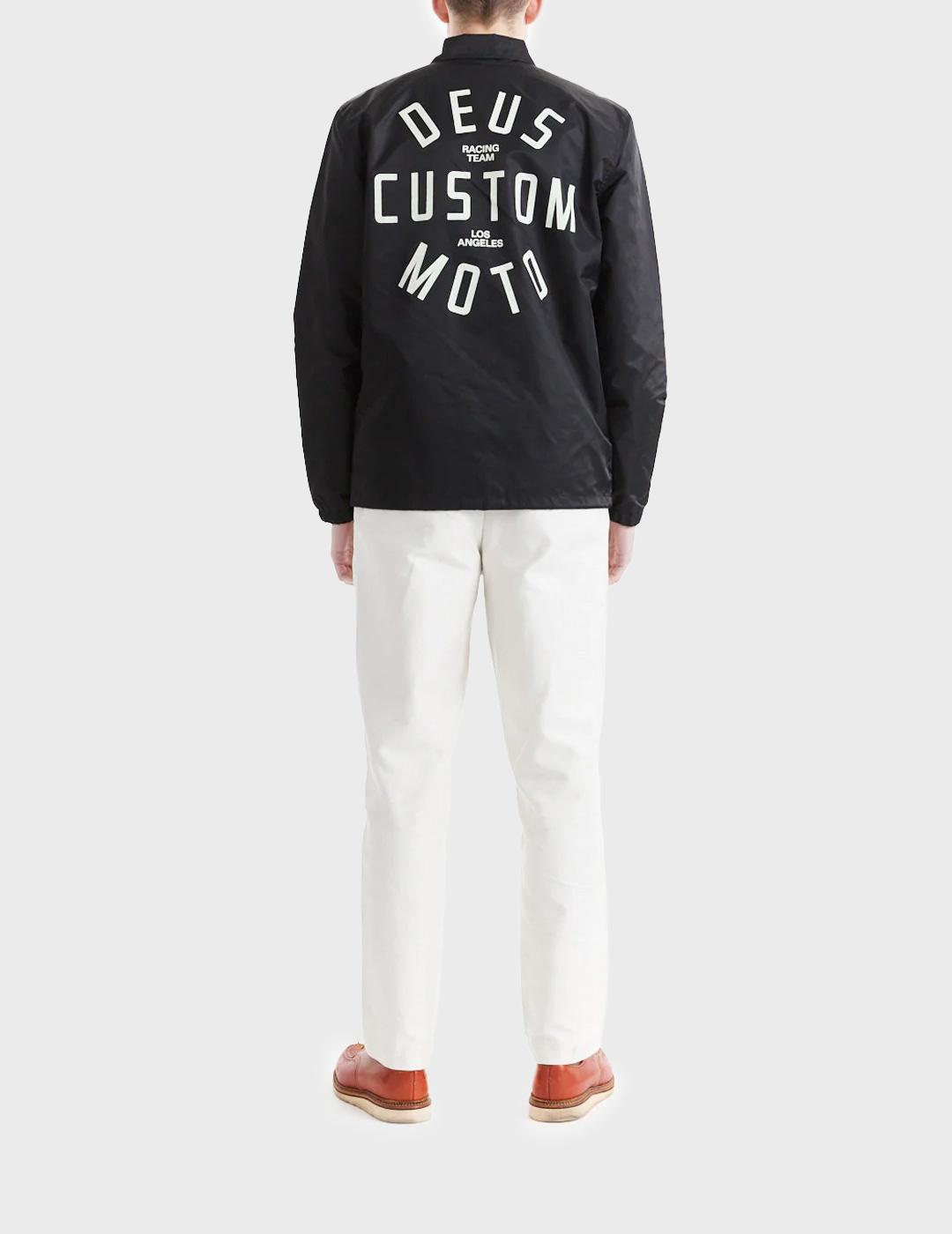 Deus Engineer chaqueta negra para hombre