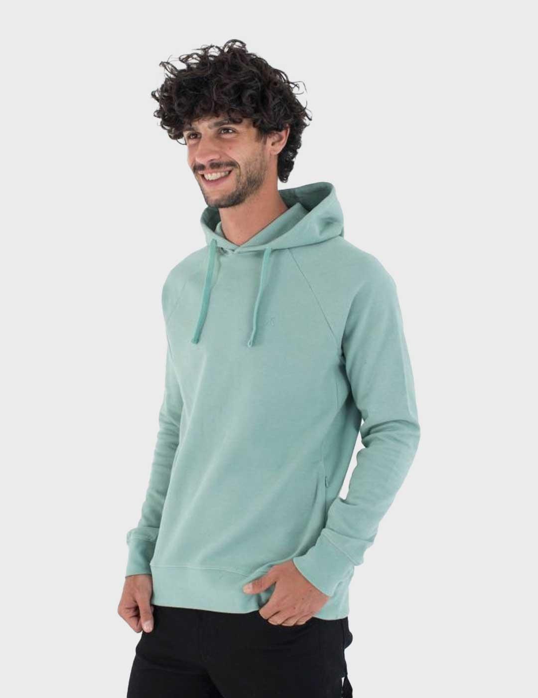 Hurley Low Tide sudadera verde para hombre