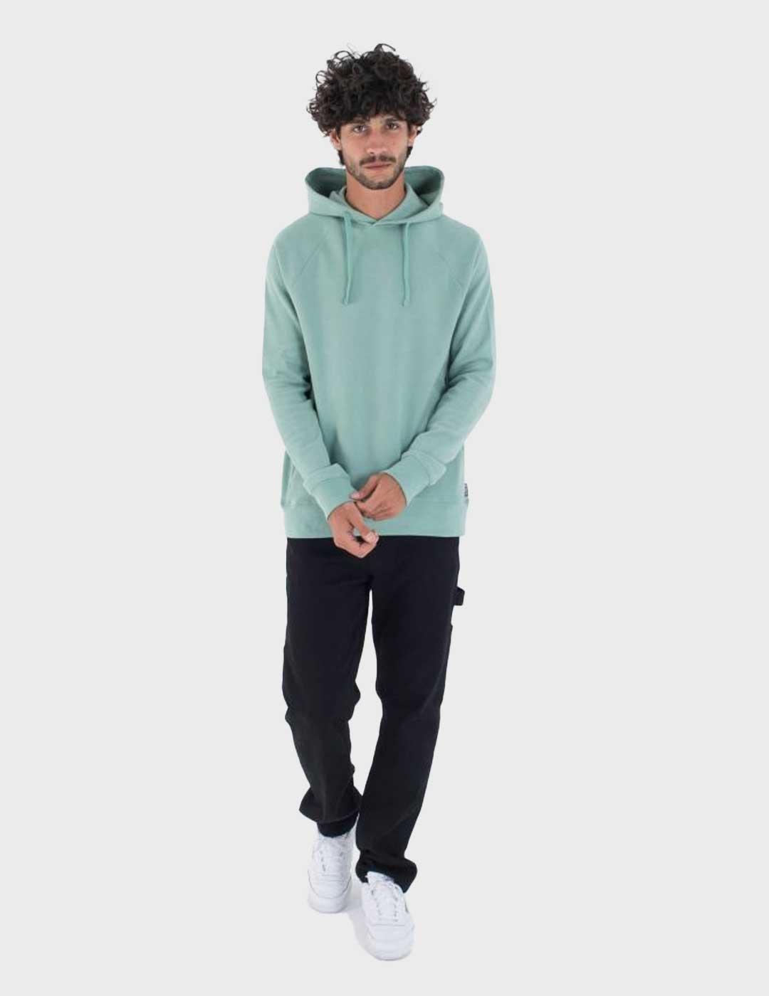 Hurley Low Tide sudadera verde para hombre