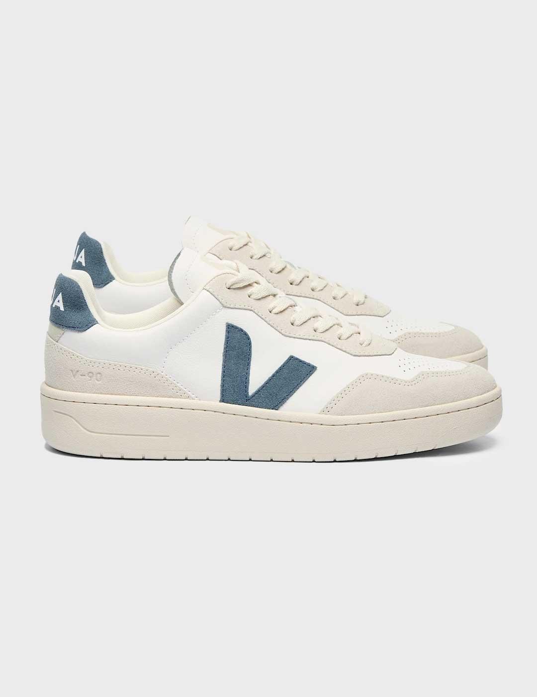 Veja V-90 O.t.Letaher zapatilla blanca para mujer