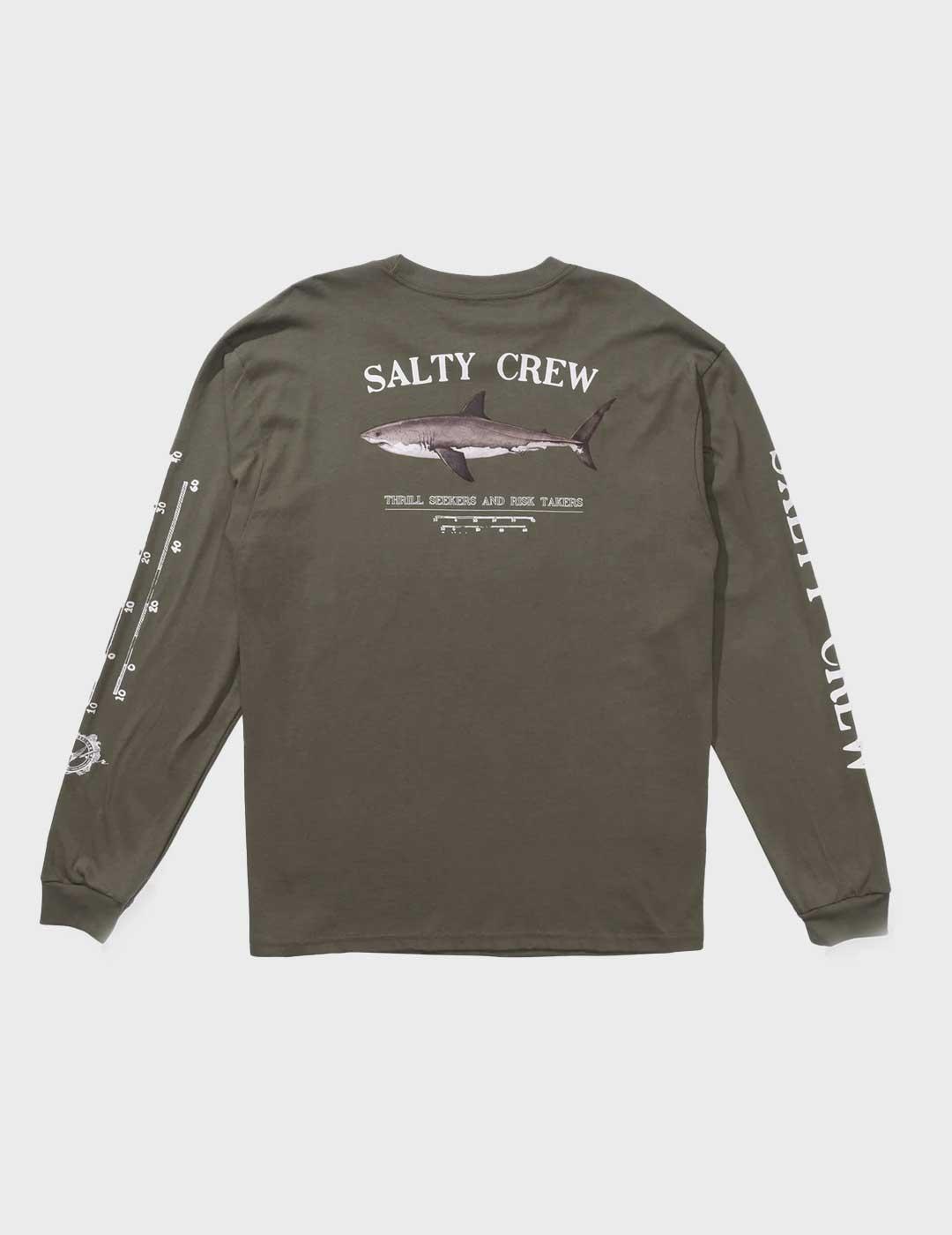 Salty Crew Bruce camiseta verde oliva para hombre