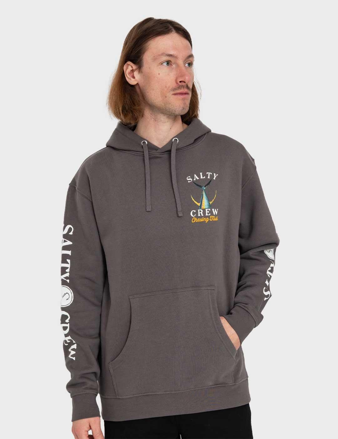 Salty Crew Tailed sudadera gris para hombre