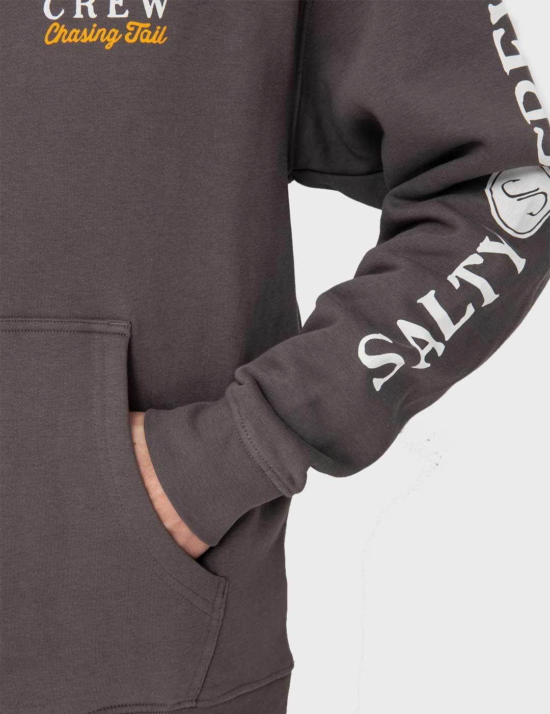 Salty Crew Tailed sudadera gris para hombre