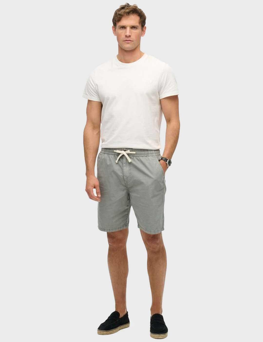 Superdry Essentials Walk pantalón corto gris para hombre