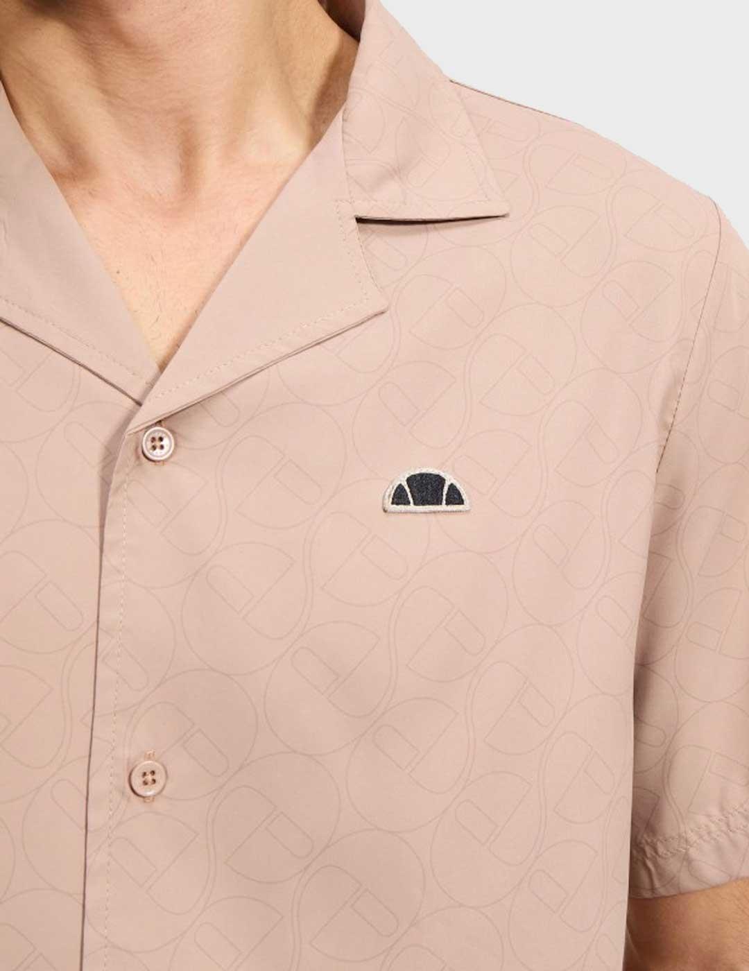 Ellesse Orvieta camisa marrón para hombre