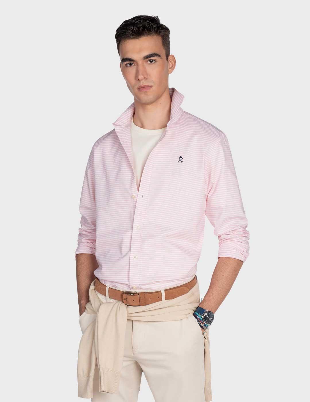 Harper & Neyer Villefrance camisa rosa pra hombre