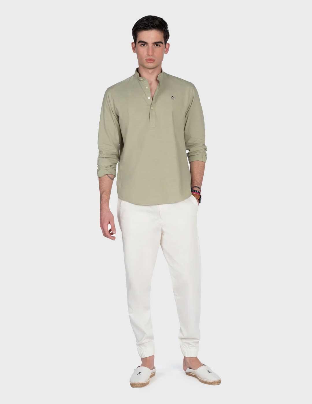 Harper & Neyer Valley polo verde para hombre