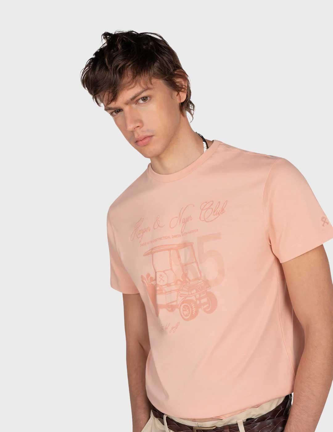 Harper & Neyer Marbella camiseta rosa para hombre