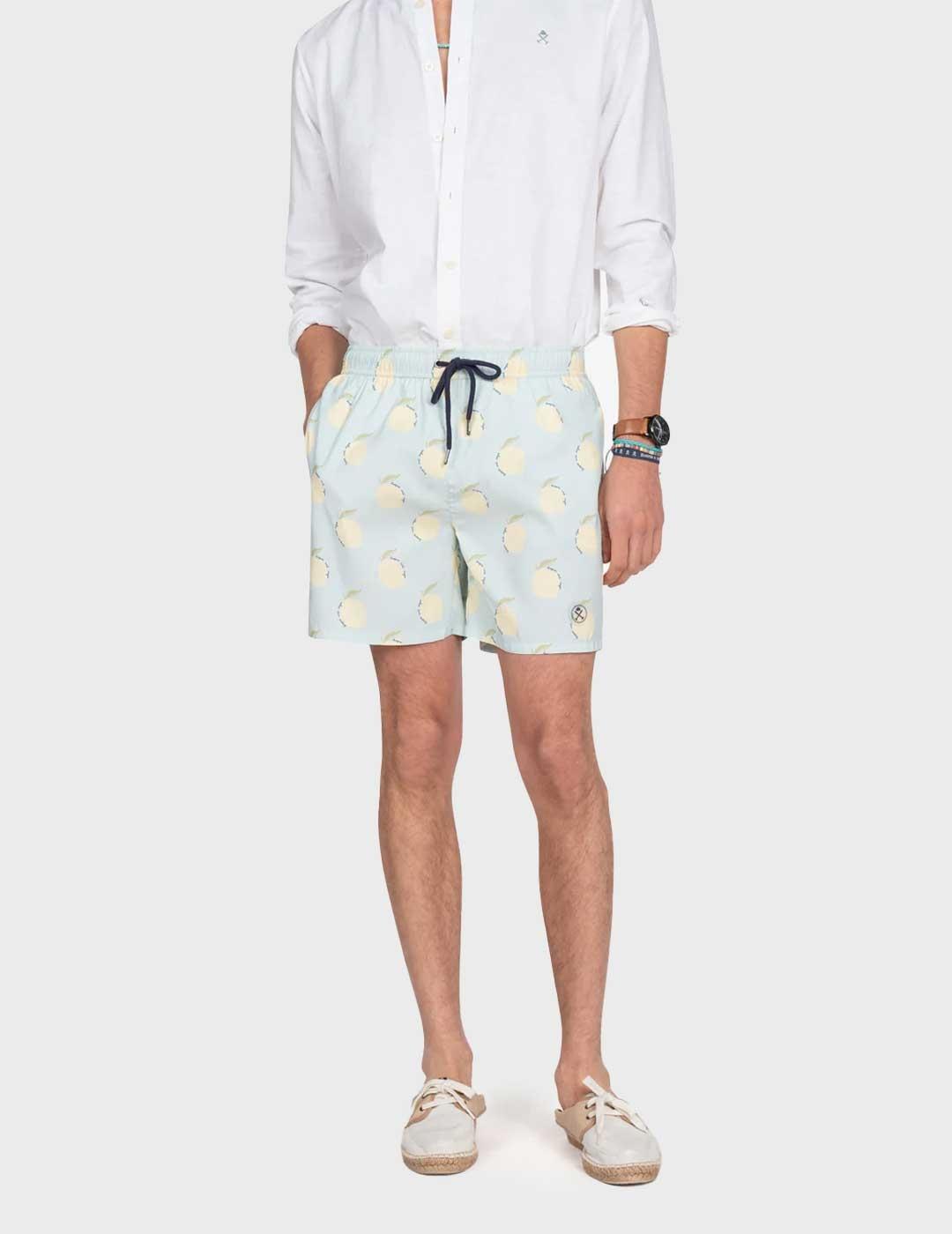 Harper & Neyer Macedonia bañador turquesa para hombre