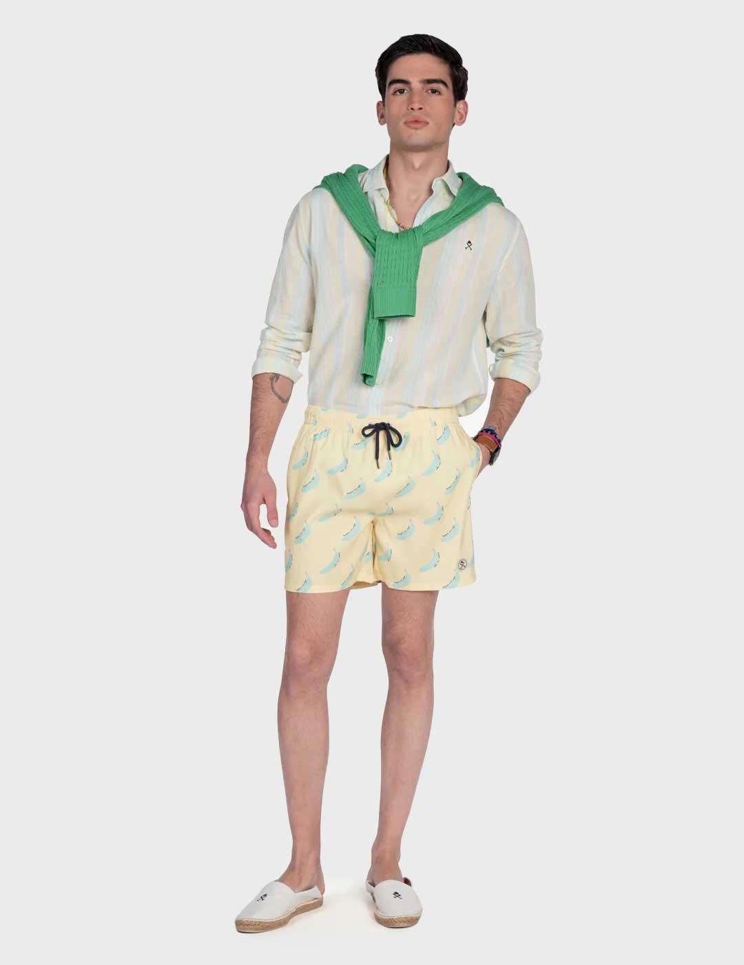 Harper & Neyer Macedonia bañador amarillo para hombre