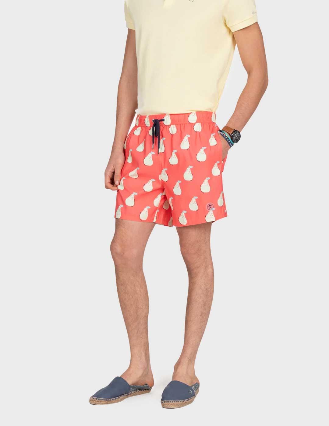 Harper & Neyer Macedonia bañador coral para hombre