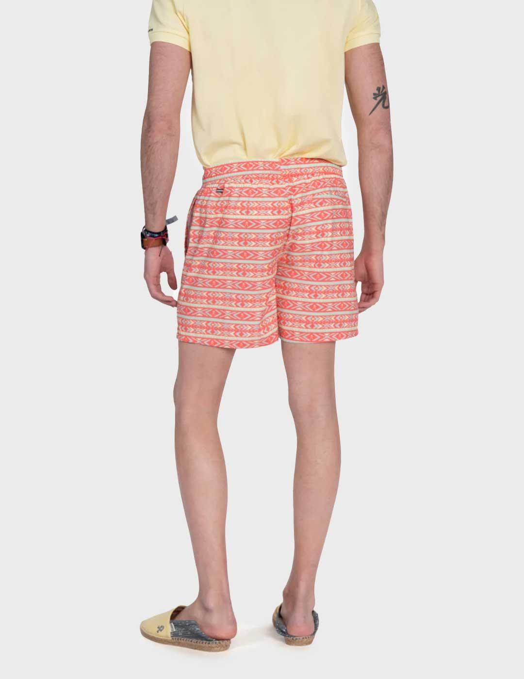 Harper & Neyer Ethnic bañador coral para hombre