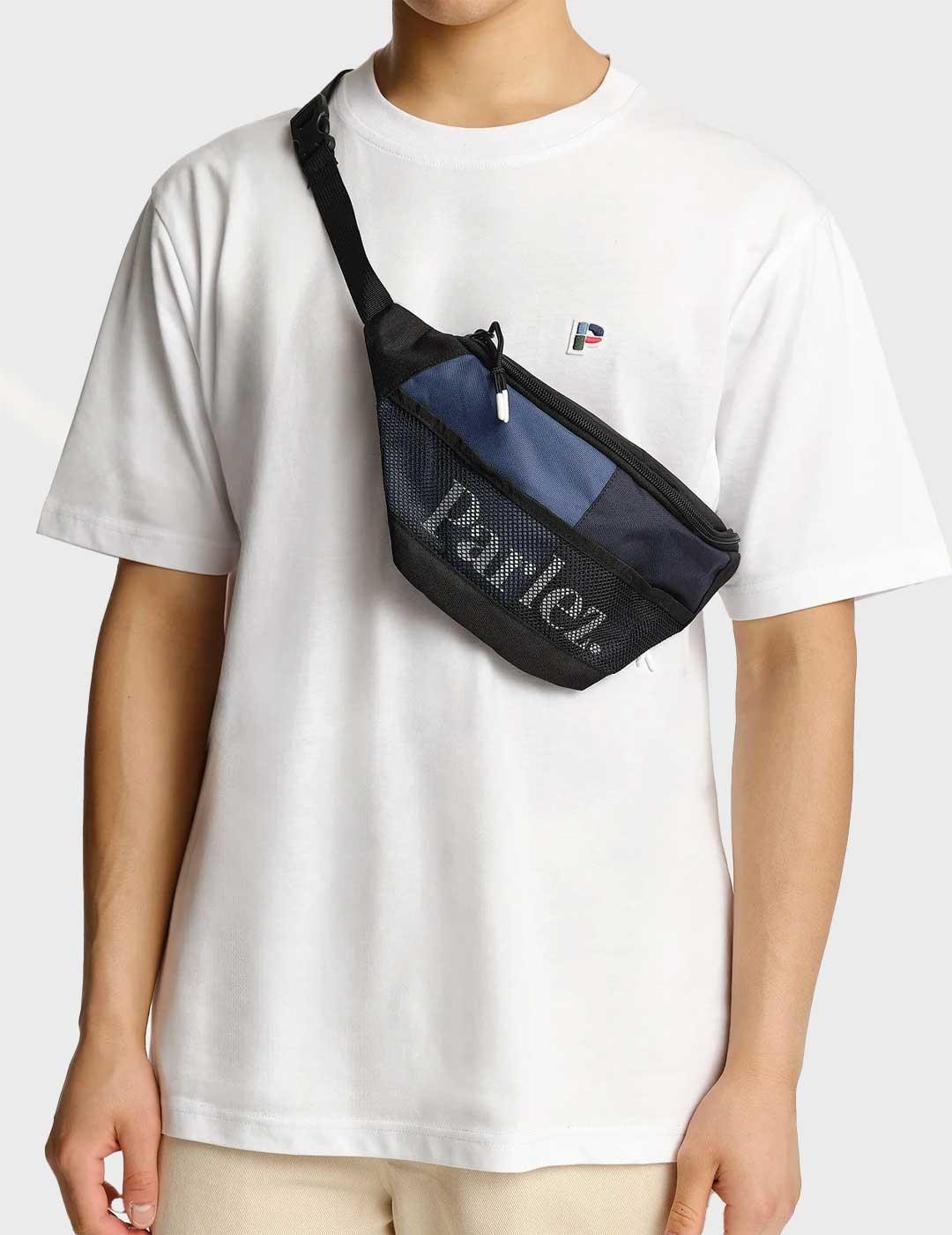 Parlez Loculi riñonera azul para hombre y mujer