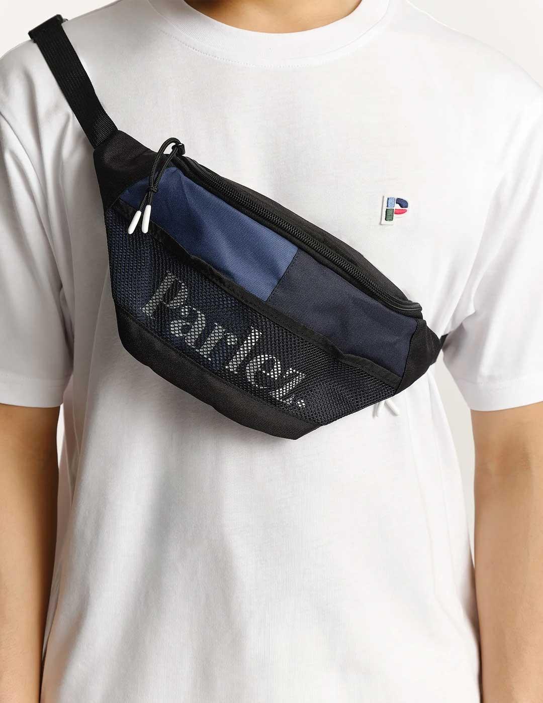 Parlez Loculi riñonera azul para hombre y mujer