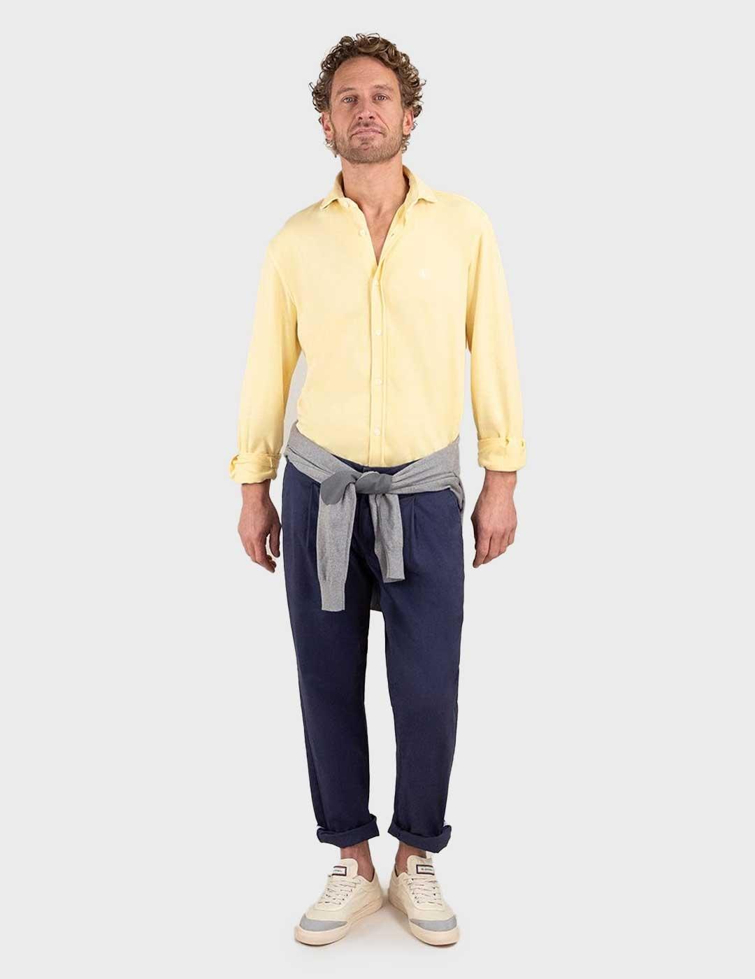 El Ganso pantalón chino azul marino  para hombre