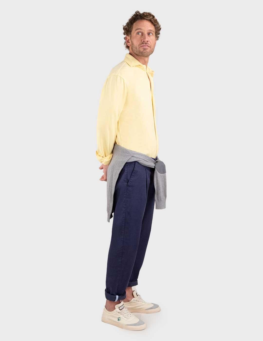 El Ganso pantalón chino azul marino  para hombre